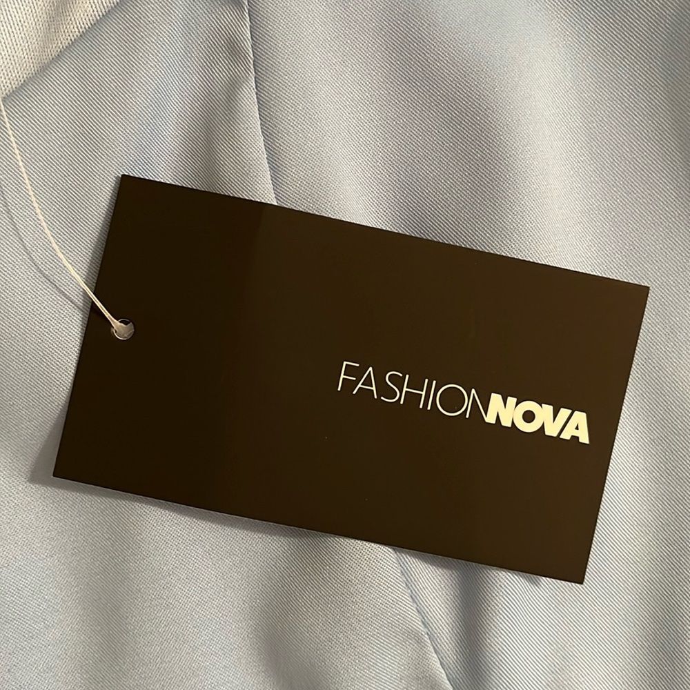 NWT Baby Blue Sweetheart neckline mini dress by Fashion Nova, size Medium - Picture 6 of 15
